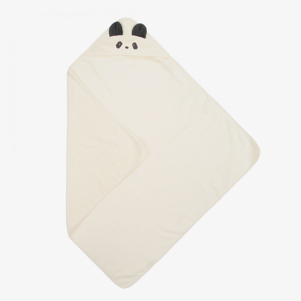 Liewood - Ivory Hooded Towel (100cm) | Childrensalon