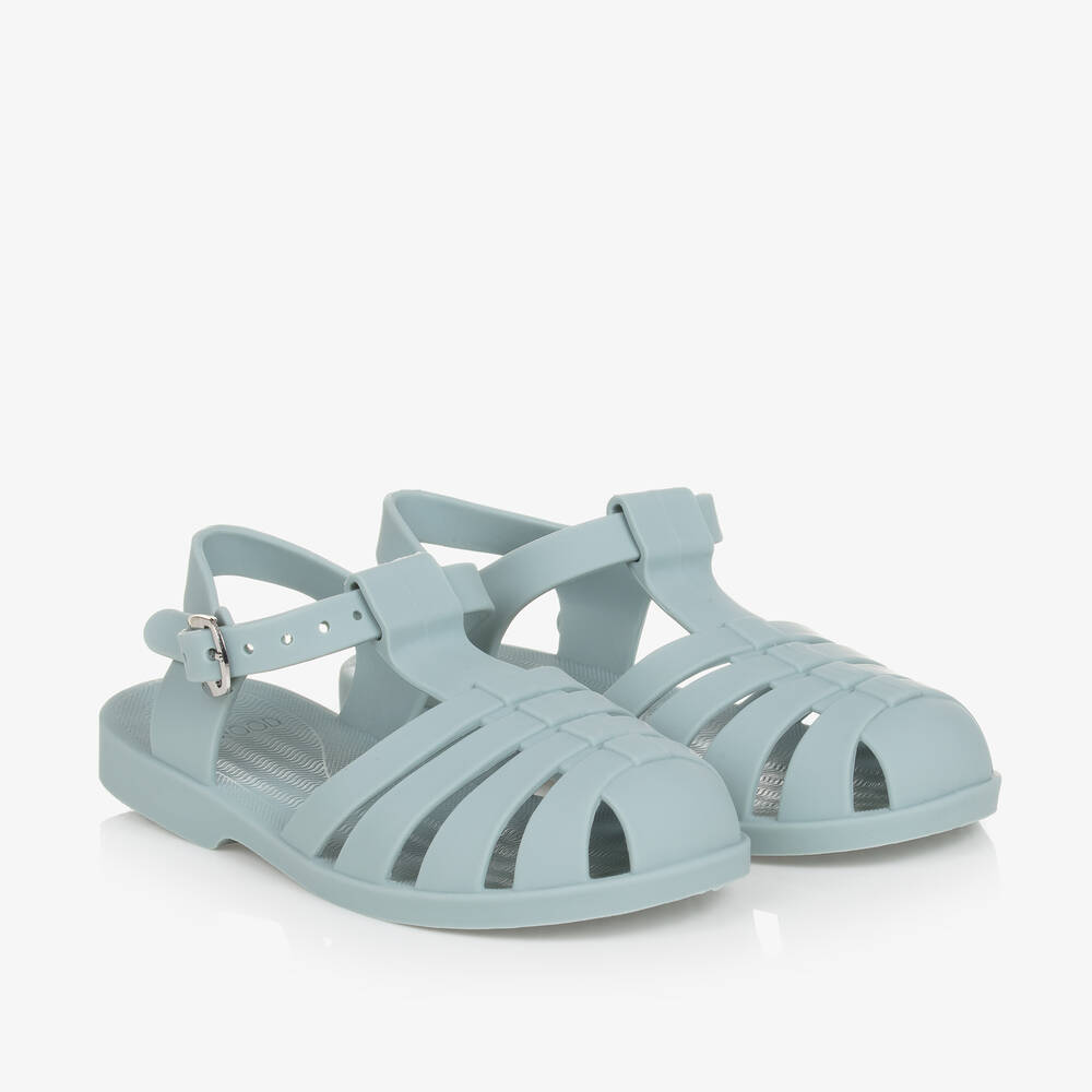 Liewood Bre Round-toe Buckled Sandals In Blue