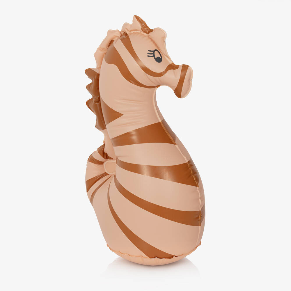 Liewood -  لعبة قابلة للنفخ شكل حصان البحر لون زهري (57 سم) | Childrensalon