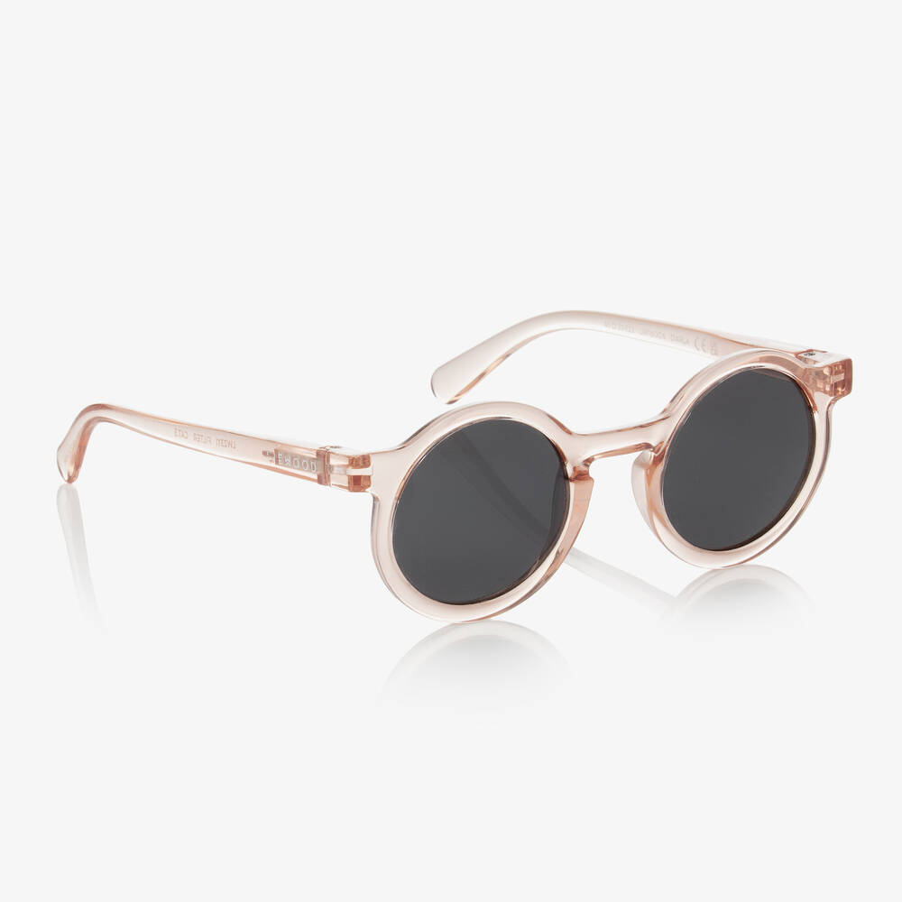 Shop Liewood Girls Pink Round Sunglasses