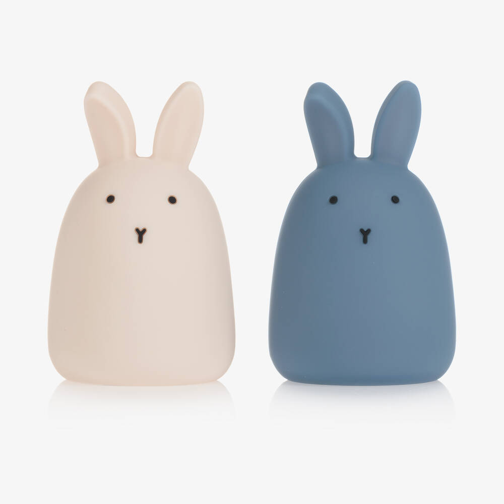 Liewood Rabbit Night Lights (2 Pack) In Blue