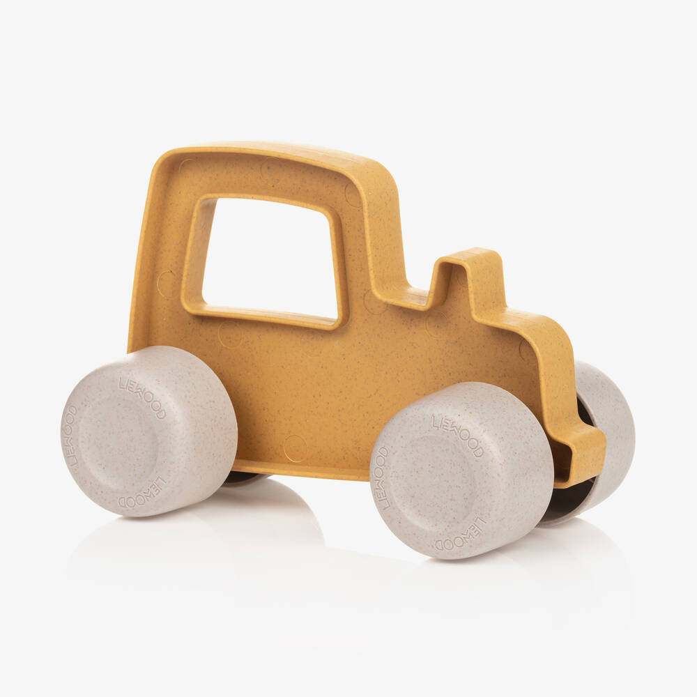 Liewood - لعبة أنشطة سيارة لون أصفر للأطفال (18 سم) | Childrensalon