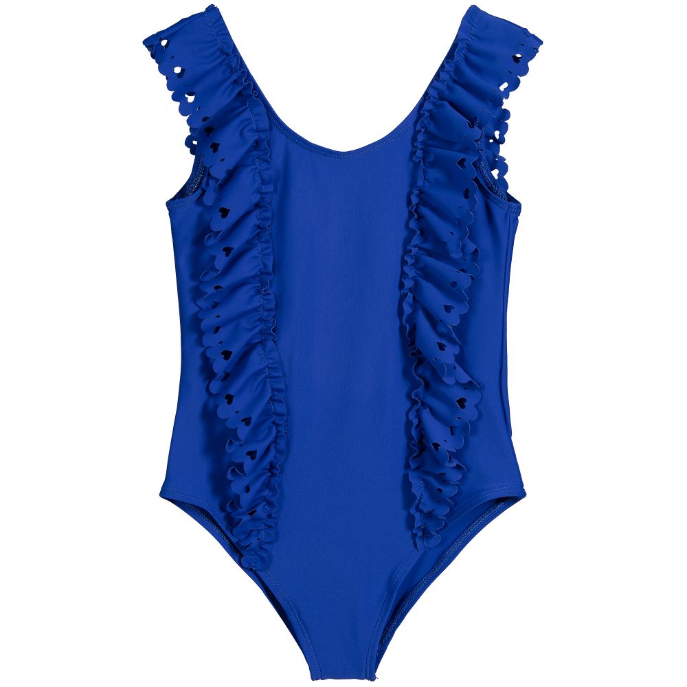 Lili Gaufrette Babies' Girls Blue Swimsuit
