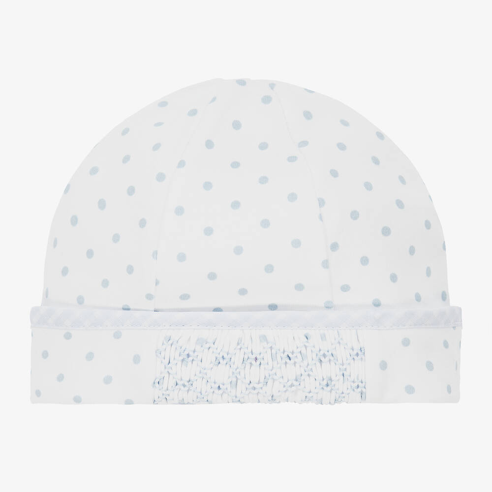 Magnolia Baby - Blue Pima Cotton Baby Hat | Childrensalon