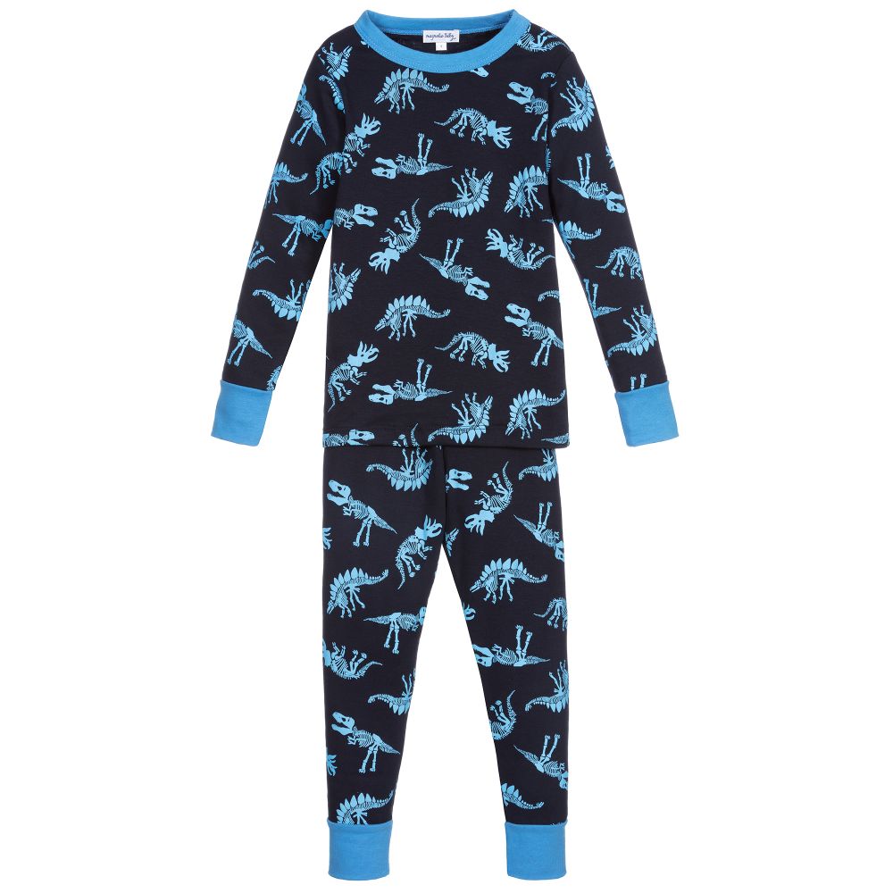 Magnolia Baby Babies' Boys Blue Pima Cotton Pyjamas
