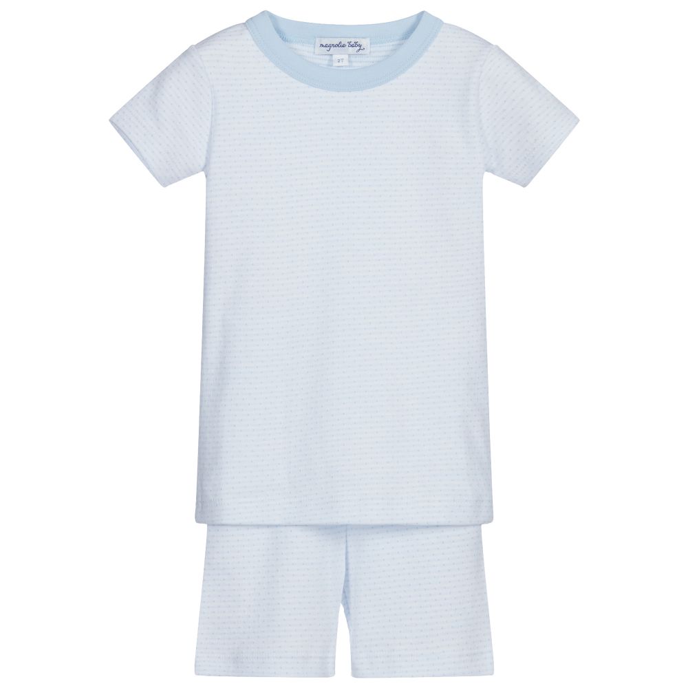 Magnolia Baby Babies' Girls Blue Cotton Pyjamas