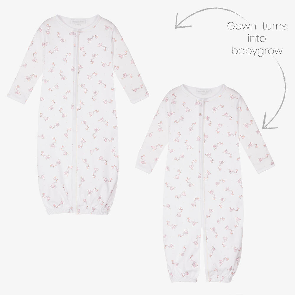 Magnolia Baby - Pima Cotton Converter Gown | Childrensalon