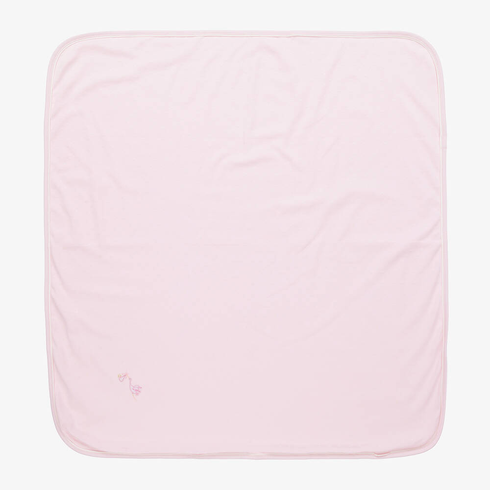 Magnolia Baby - Pink Pima Blanket (74cm) | Childrensalon