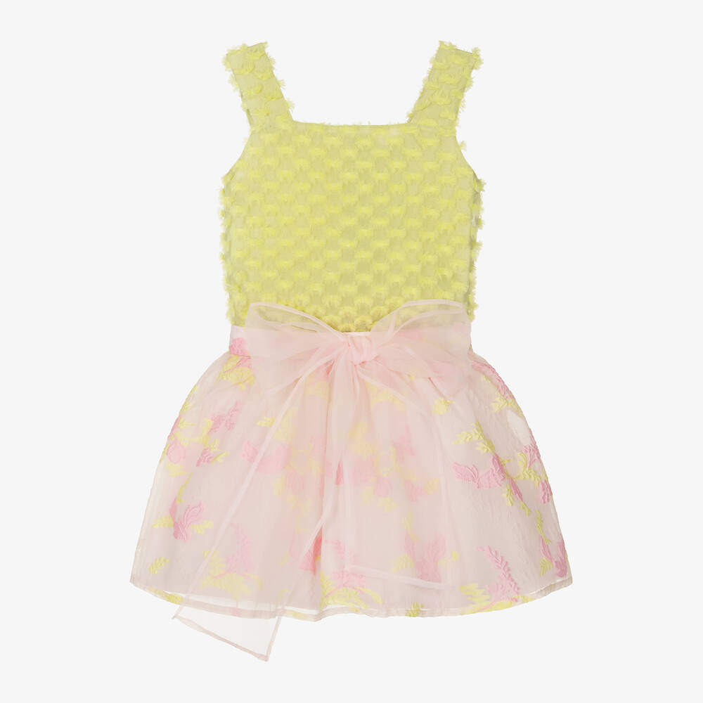 Mama Luma - Зеленая и розовая юбки с цветами | Childrensalon