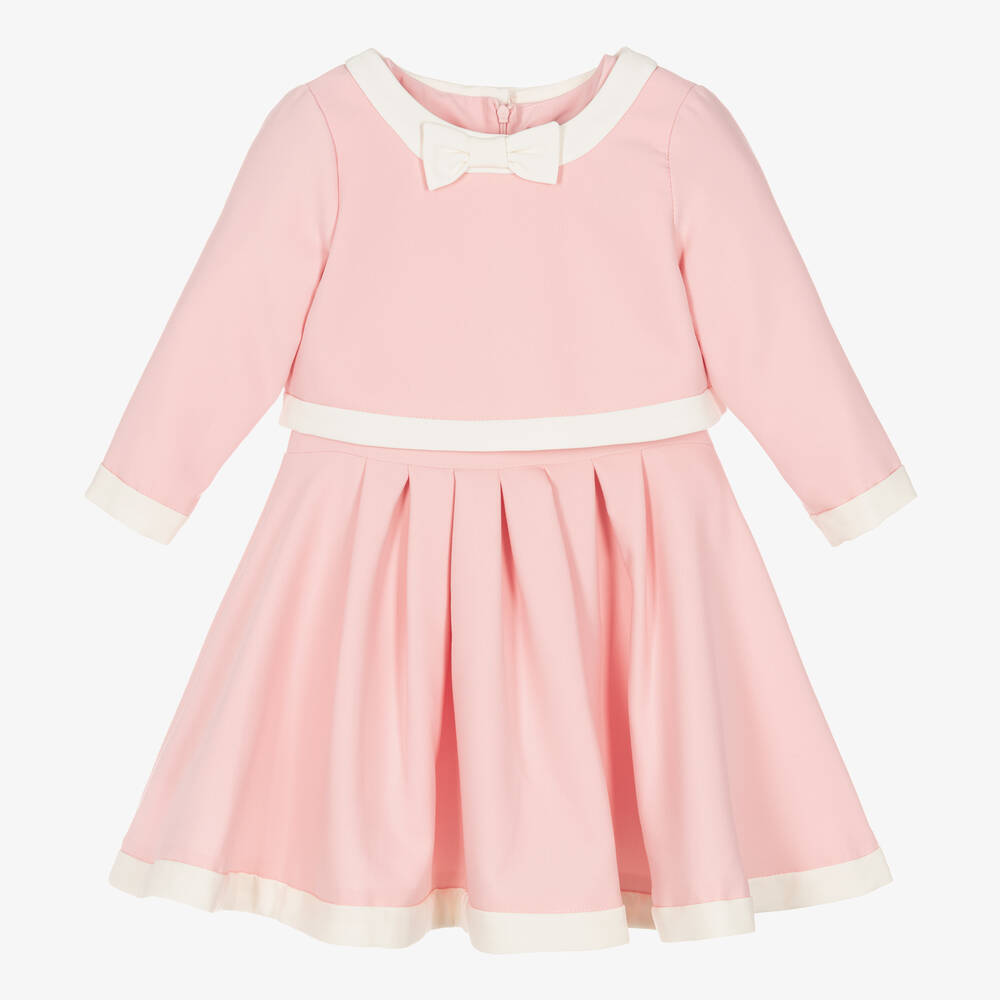 Mama Luma - Girls Pink Dress Set | Childrensalon