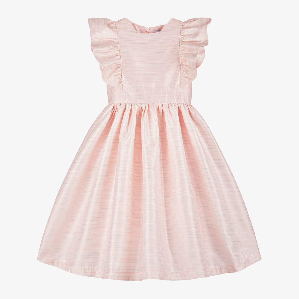 Mama Luma - Girls Pink Shimmer Dress | Childrensalon