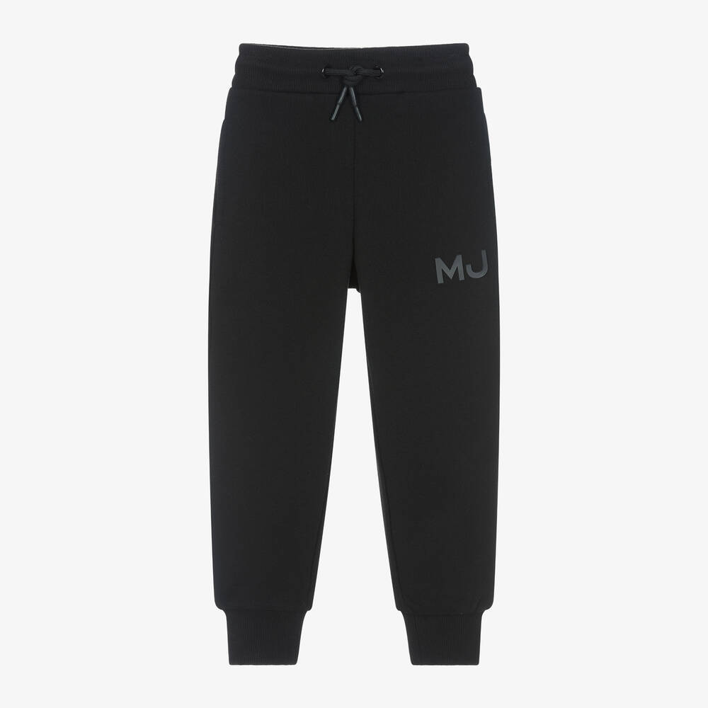 MARC JACOBS - Black Cotton Jersey Joggers | Childrensalon