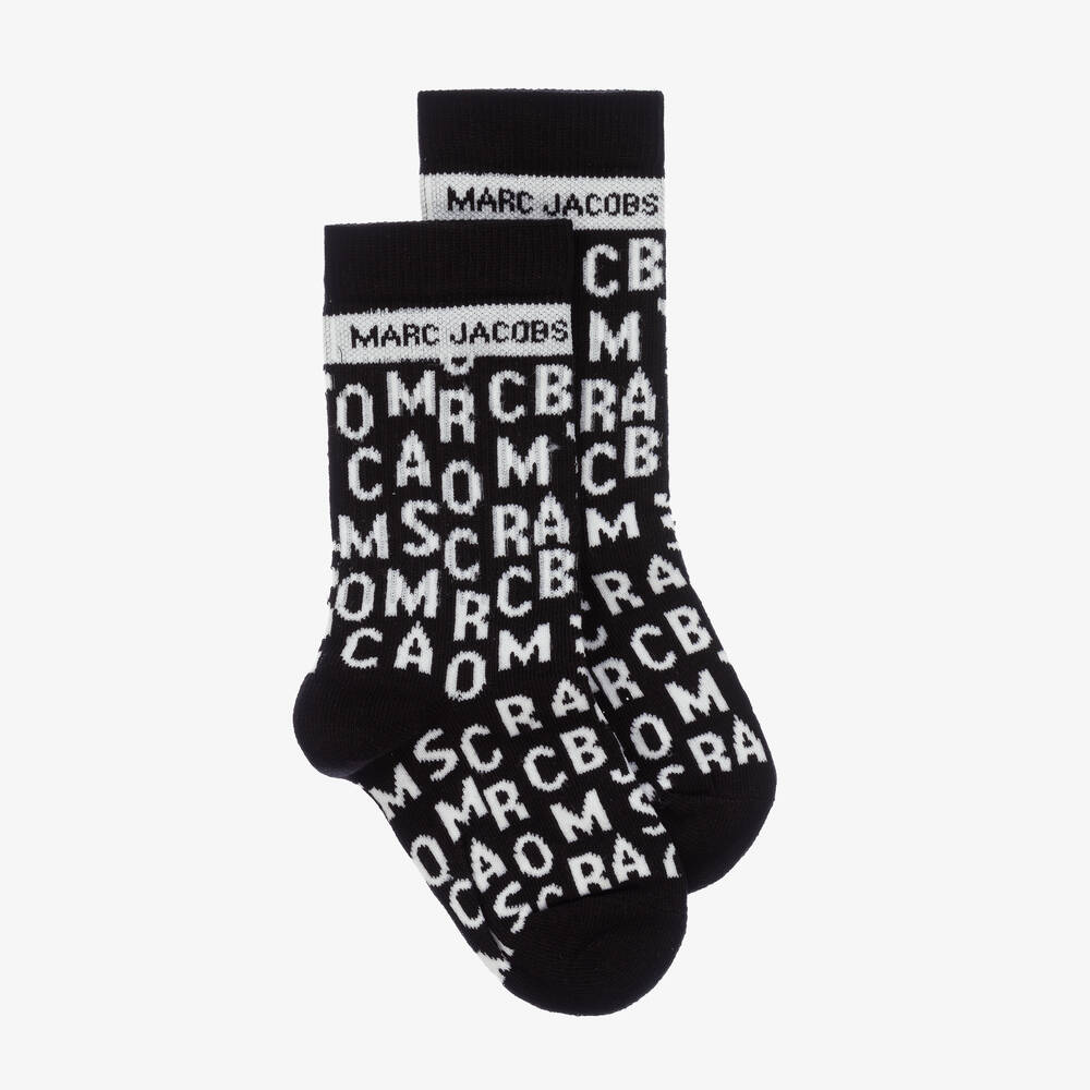 MARC JACOBS - Black & White Cotton Socks | Childrensalon