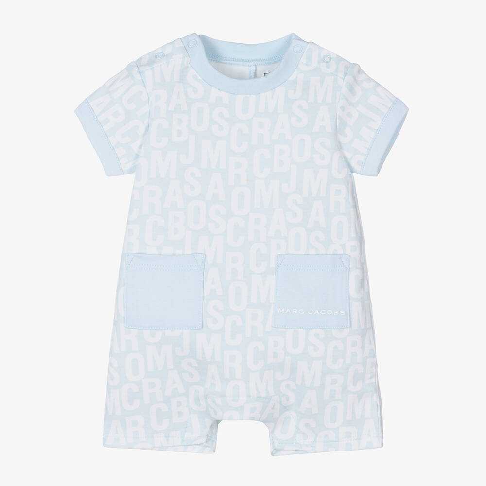 Marc Jacobs Babies'  Boys Pale Blue Cotton Shortie