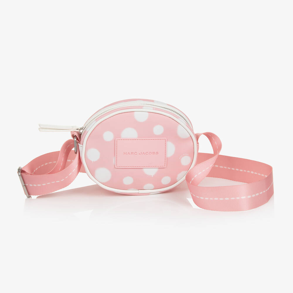 MARC JACOBS - Girls Pink Dot Shoulder Bag (16cm) | Childrensalon
