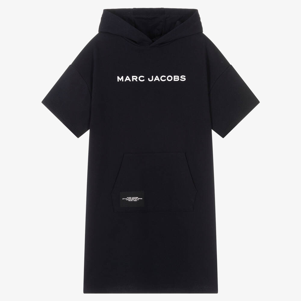 MARC JACOBS - Teen Girls Navy Blue Hoodie Dress | Childrensalon