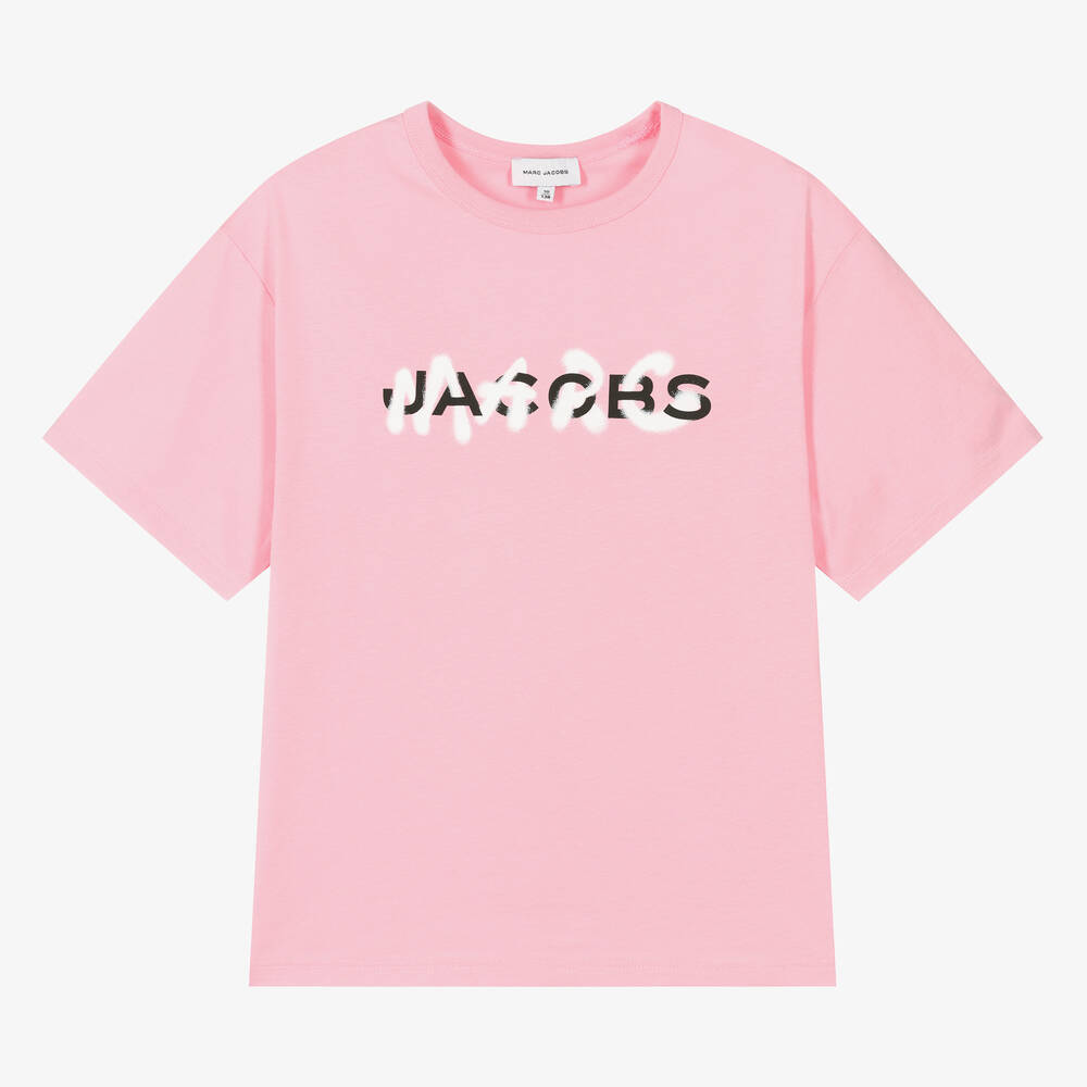Marc Jacobs Teen Girls Pink Organic Cotton T-shirt