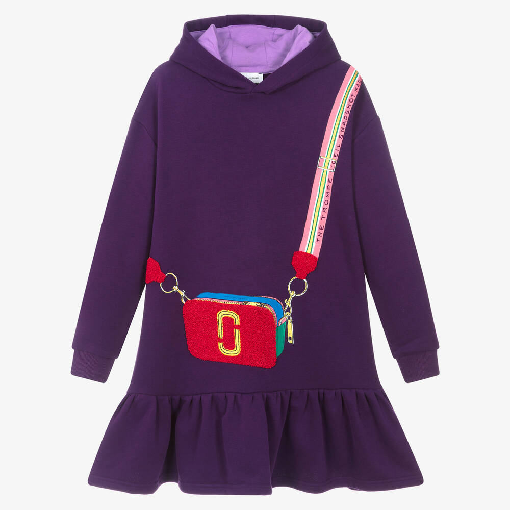 MARC JACOBS Purple Snapshot Bag Dress - Poppydoll