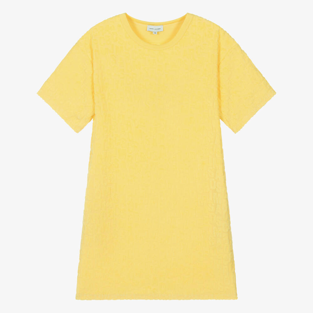 MARC JACOBS - Teen Girls Yellow Cotton Towelling Dress | Childrensalon
