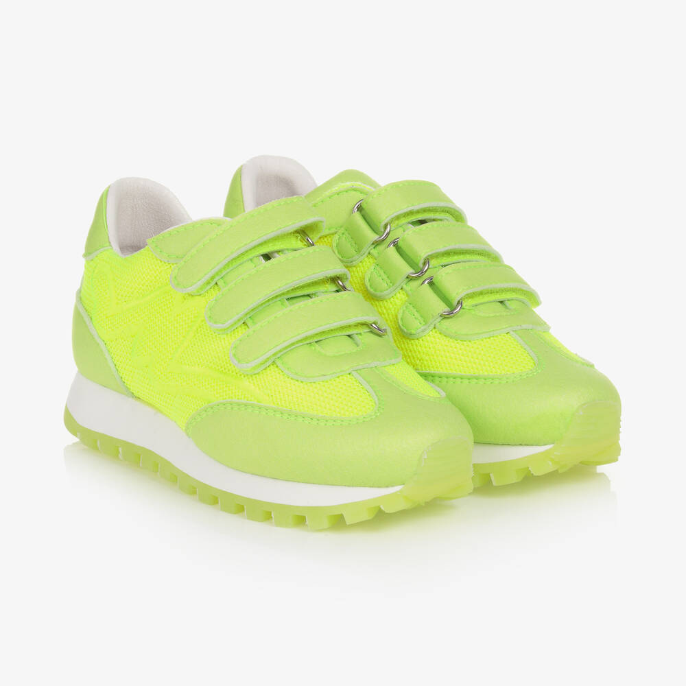 Marc Jacobs Teen Neon Yellow Jogger Trainers