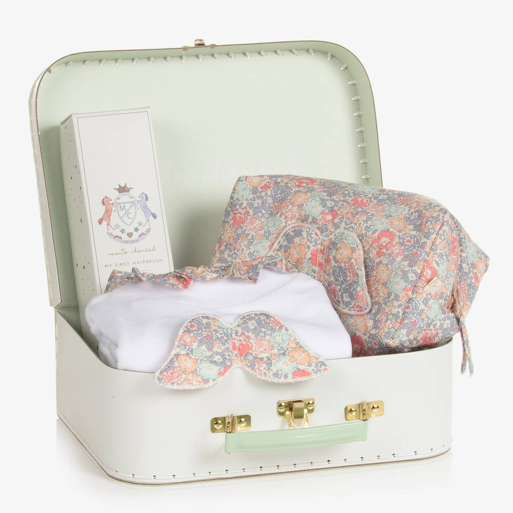 Marie-Chantal - Liberty Print Babysuit Gift Set | Childrensalon