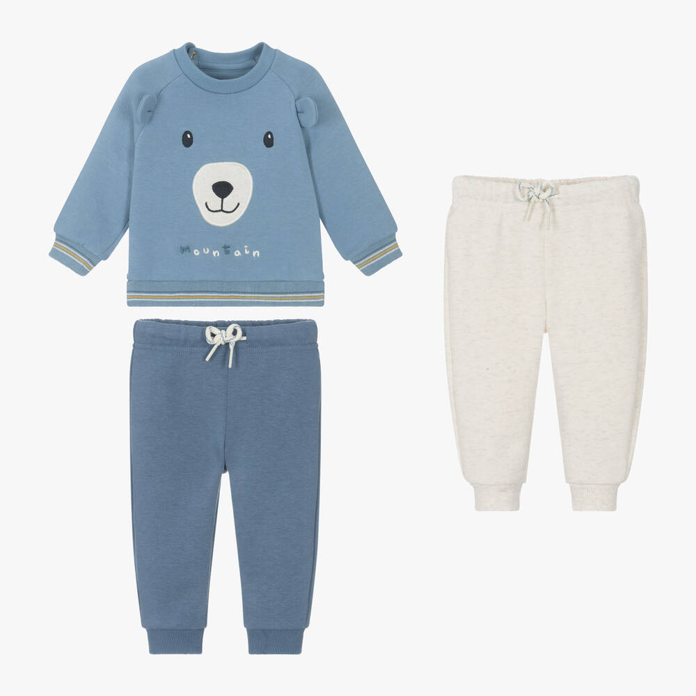 Mayoral - Baby Boys Blue Tracksuit Set | Childrensalon