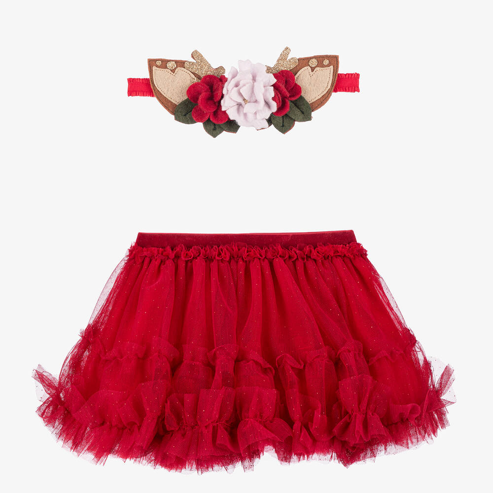 Mayoral Newborn - Baby Girls Red Tutu Skirt | Childrensalon