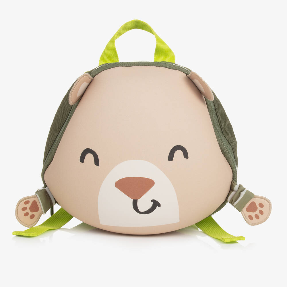 Mayoral - Beige Bear Backpack (21cm) | Childrensalon