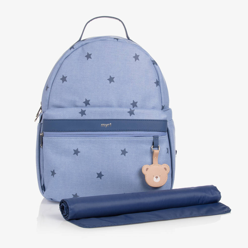 Mayoral - Blue Changing Backpack (39cm) | Childrensalon