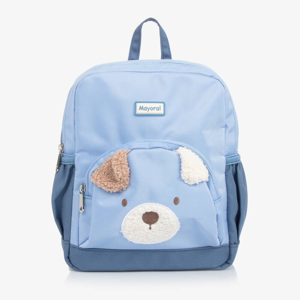 Mayoral Newborn - Blue Dog Backpack (26cm) | Childrensalon