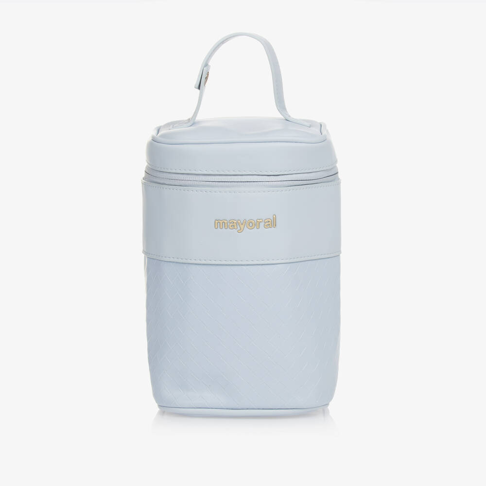 Mayoral - حقيبة لزجاجة الإرضاع جلد صناعي لون أزرق (21 سم) | Childrensalon