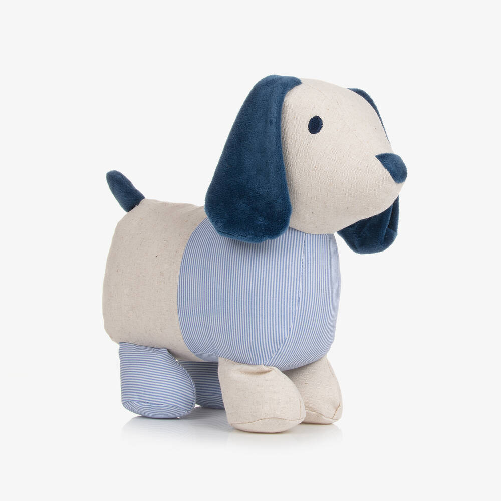Mayoral Newborn - Blue Puppy Dog Soft Toy (23cm) | Childrensalon