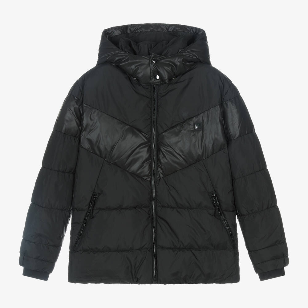 Mayoral Nukutavake - Boys Black Puffer Jacket | Childrensalon