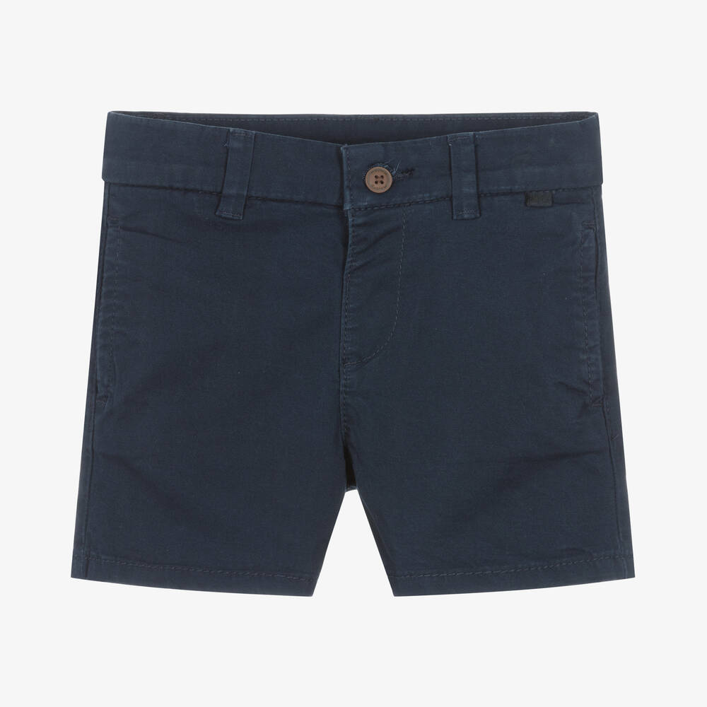 Mayoral - Blaue Chino-Shorts aus Baumwolle | Childrensalon