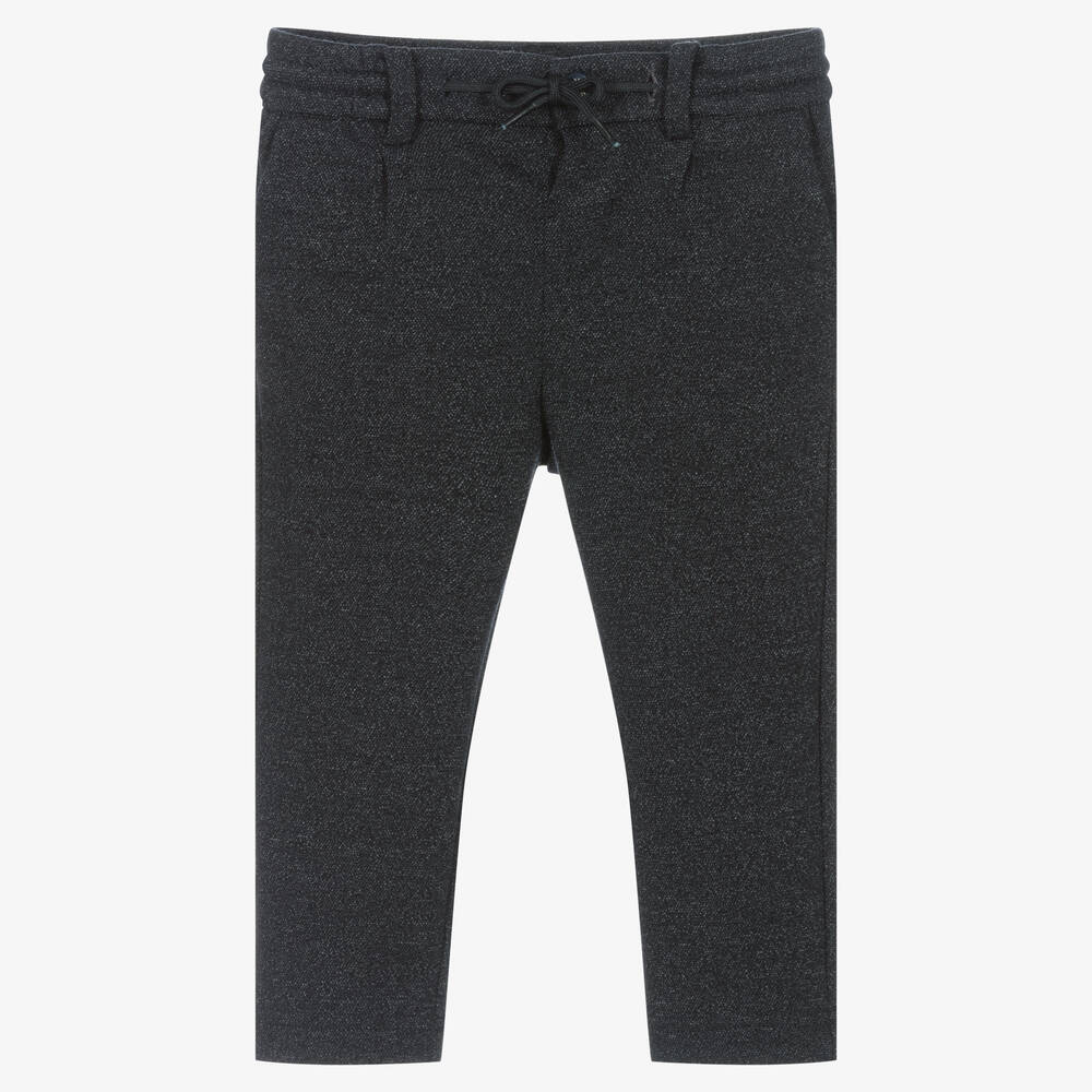 Mayoral Babies' Boys Blue Marl Jersey Trousers