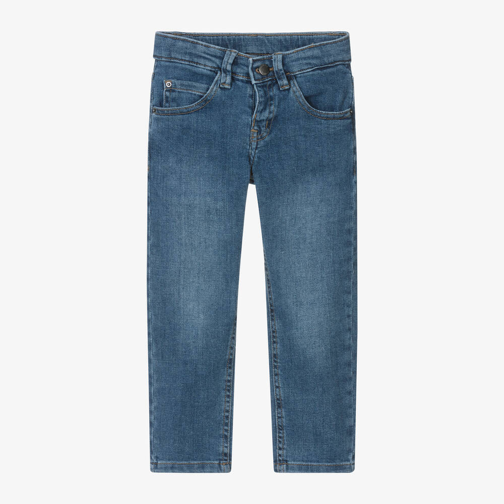 Mayoral - Boys Blue Regular Fit Denim Jeans  | Childrensalon