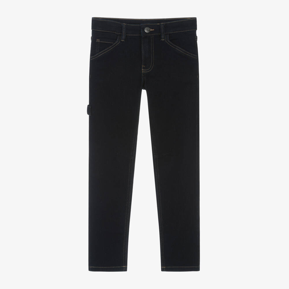 Mayoral Nukutavake - Boys Blue Straight Fit Denim Jeans | Childrensalon