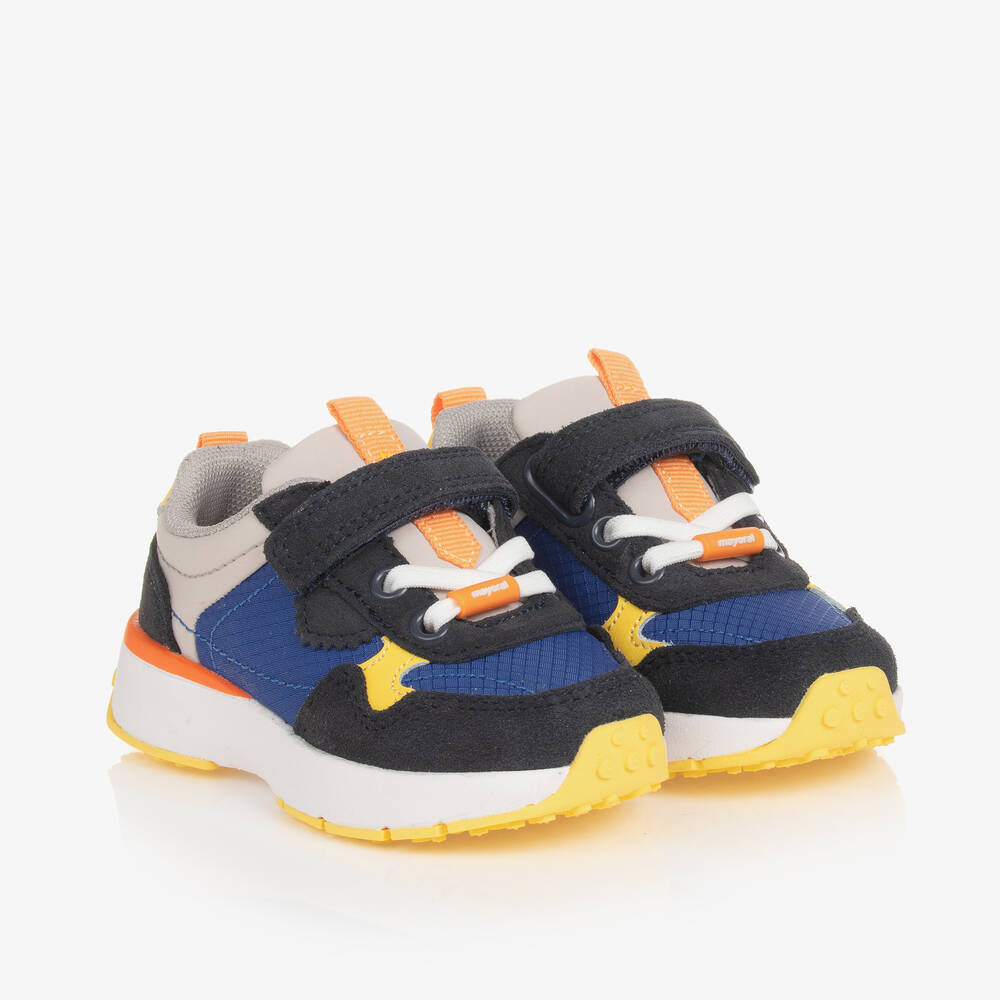 Mayoral Babies' Boys Blue Velcro Trainers