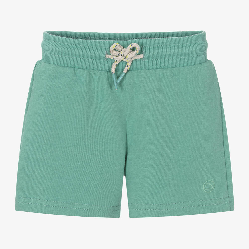 Mayoral - Boys Green Cotton Jersey Shorts | Childrensalon