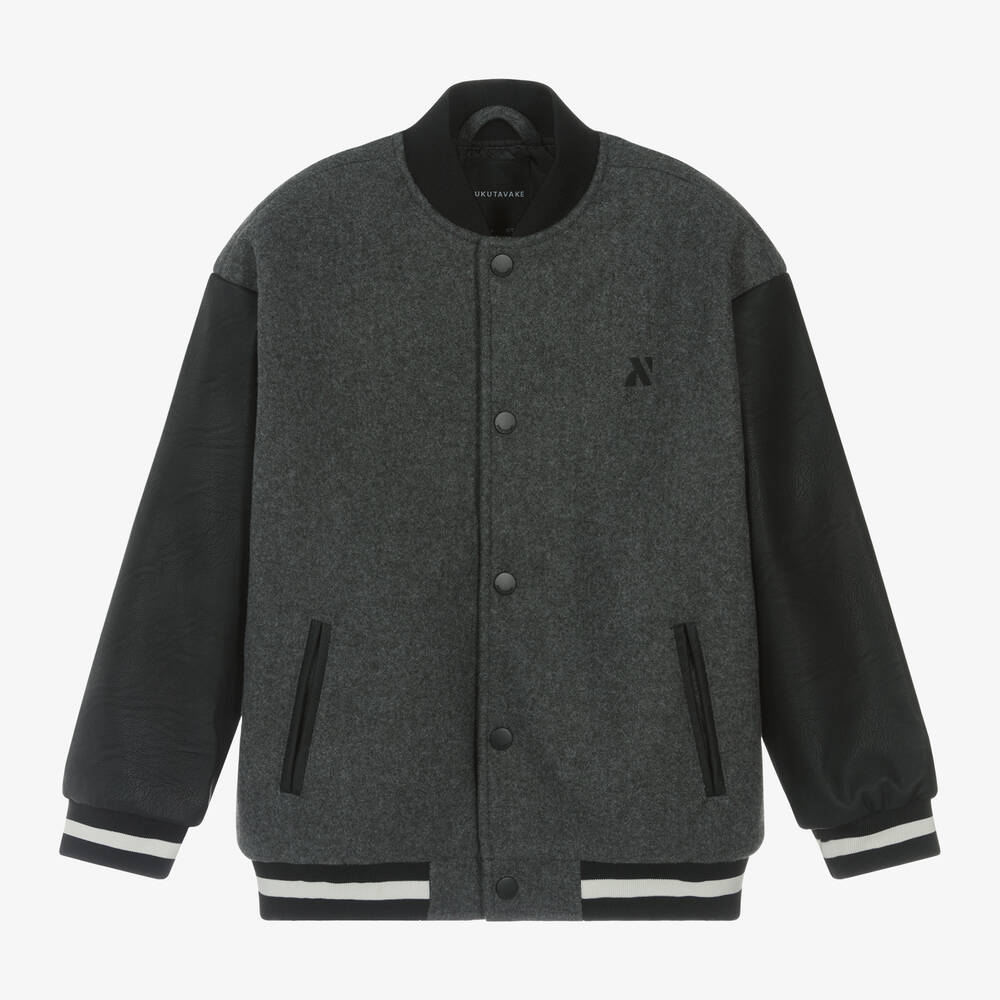 Mayoral Nukutavake - Boys Grey Bomber Jacket | Childrensalon