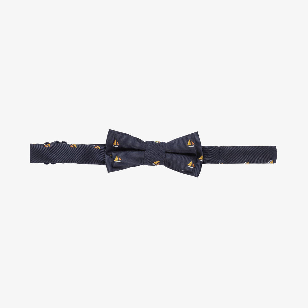 Mayoral - Boys Navy Blue Sailboat Bow Tie | Childrensalon