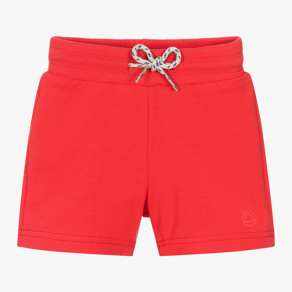 Mayoral - Boys Red Cotton Jersey Shorts | Childrensalon