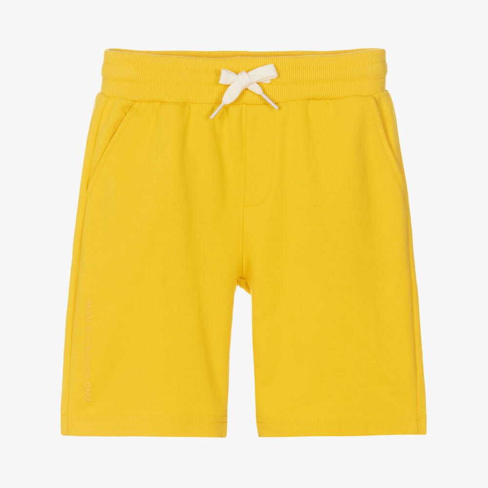 Mayoral Nukutavake Kids' Boys Yellow Jersey Shorts