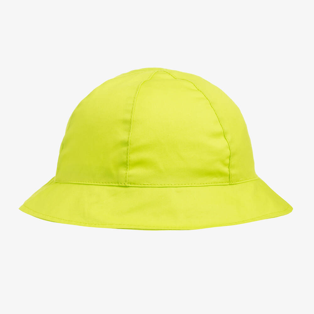 Mayoral - Girls Green Cotton Sun Hat | Childrensalon