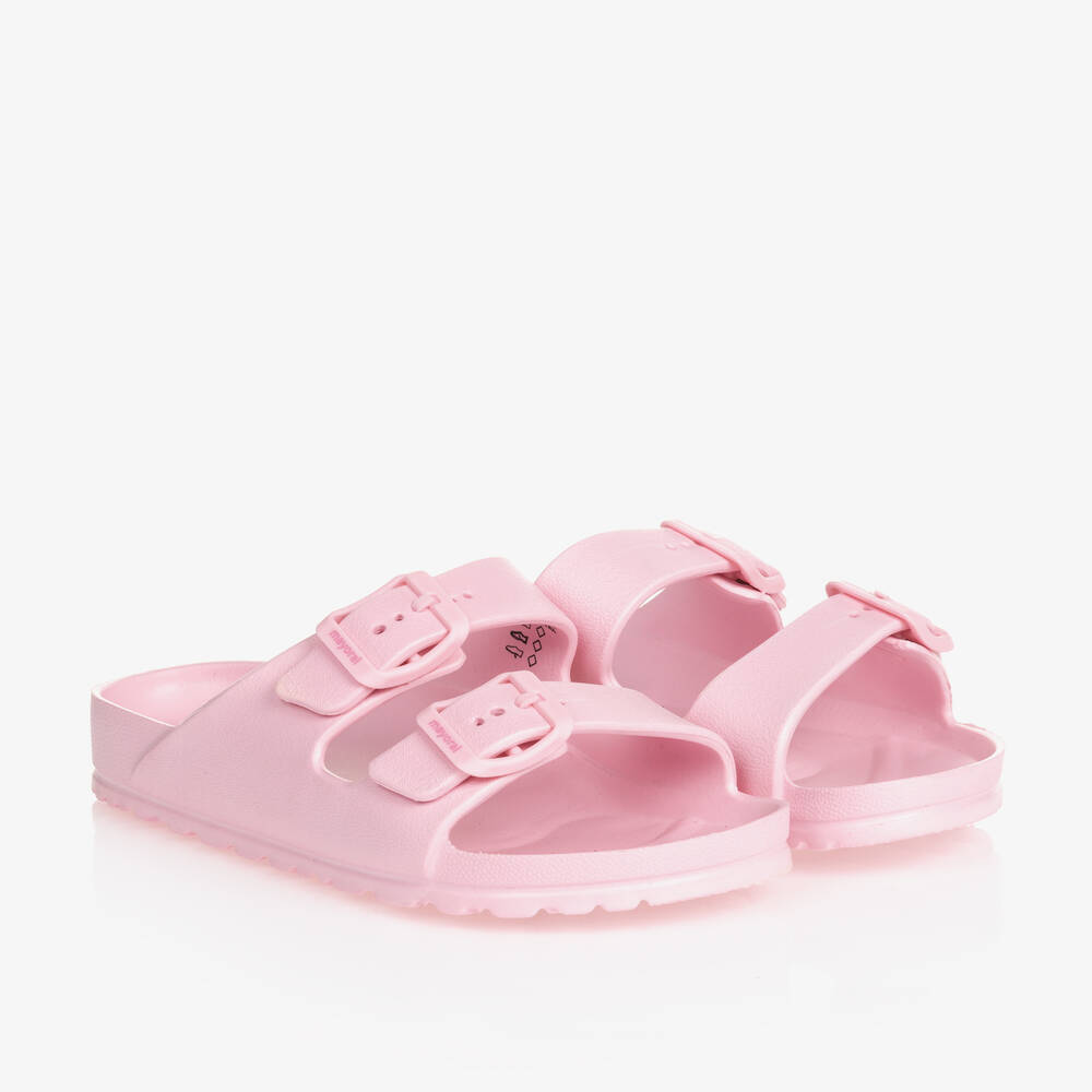 Mayoral Kids' Girls Pale Pink Foam Sandals