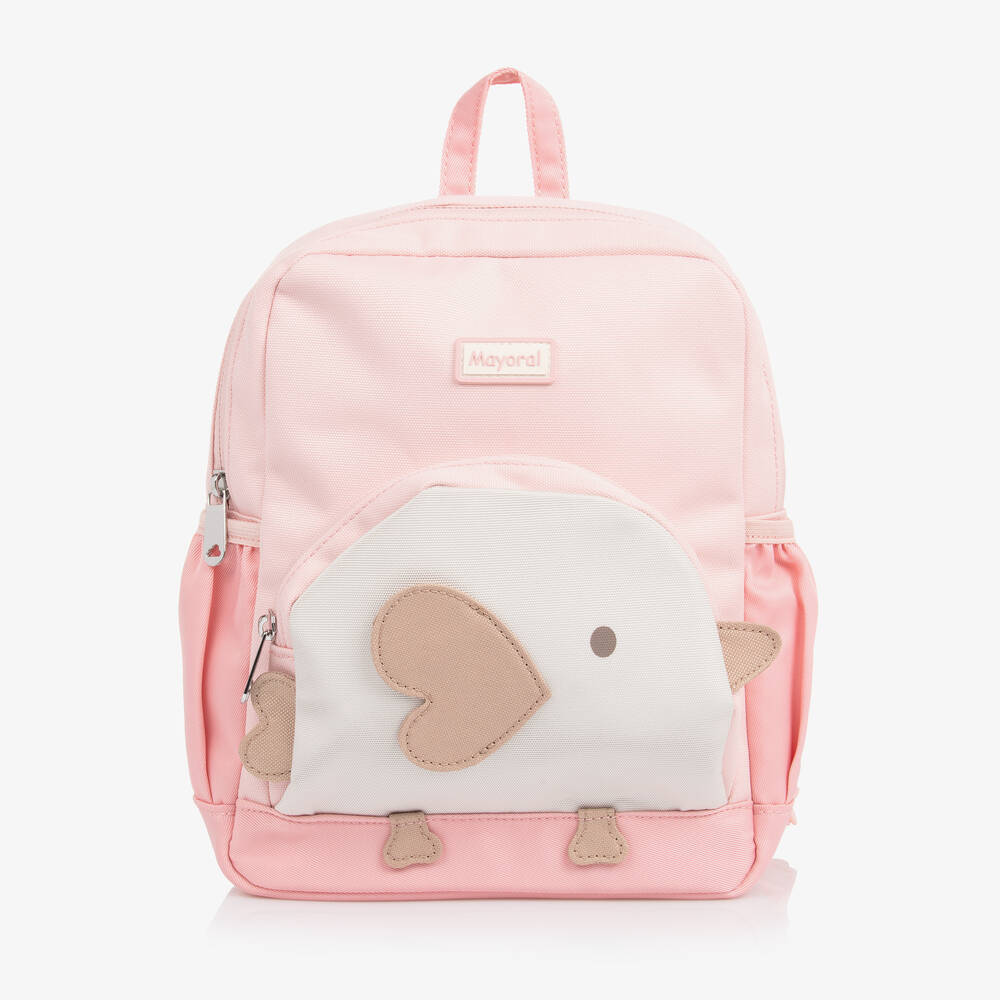 Mayoral Newborn - Girls Pink Bird Backpack (26cm) | Childrensalon