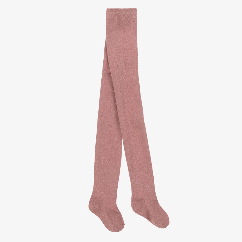 Mayoral - Girls Pink Cotton Tights | Childrensalon