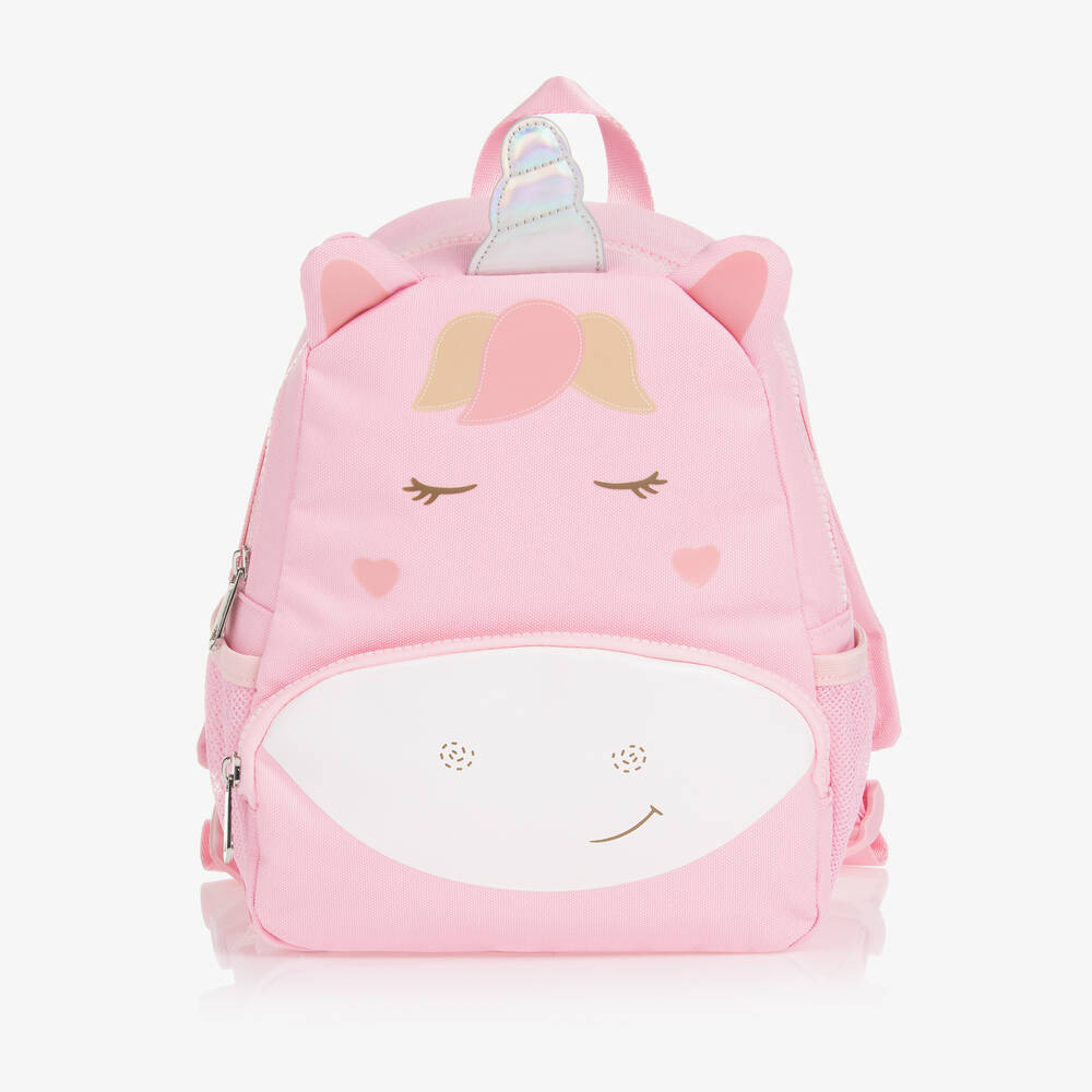 Mayoral - Girls Pink Unicorn Backpack (24cm) | Childrensalon