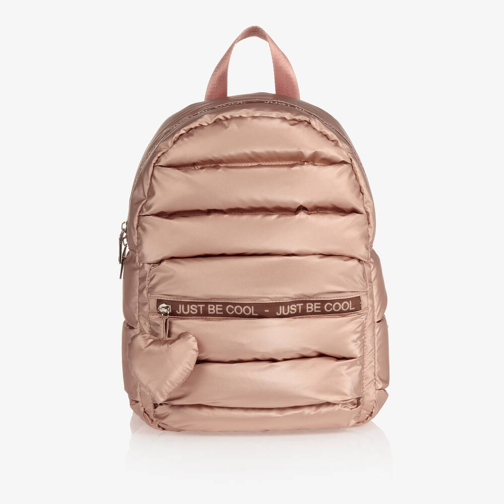 Mayoral - Girls Rose Gold Backpack (30cm) | Childrensalon