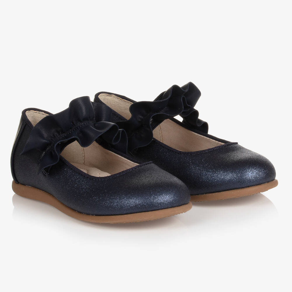 Mayoral - Синие туфли с блестками для девочек | Childrensalon